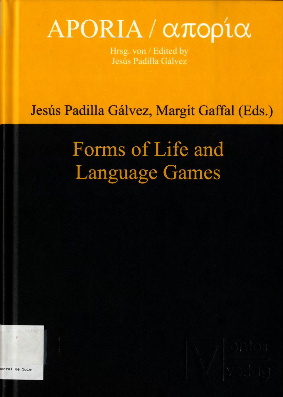 Imagen de portada del libro Forms of life and language games
