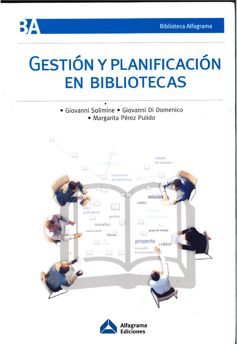 Imagen de portada del libro Gestión y planificación en bibliotecas