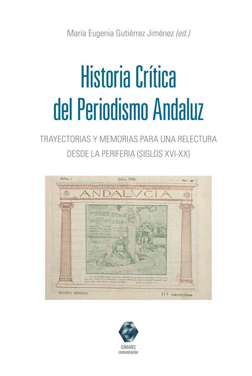 Imagen de portada del libro Historia crítica del periodismo andaluz