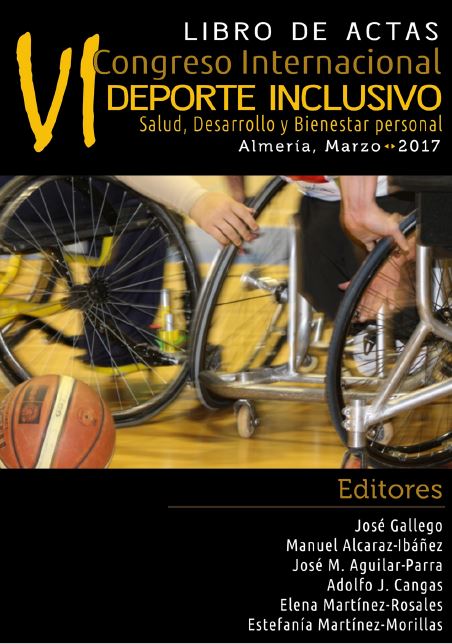 Imagen de portada del libro VI Congreso Internacional de Deporte Inclusivo