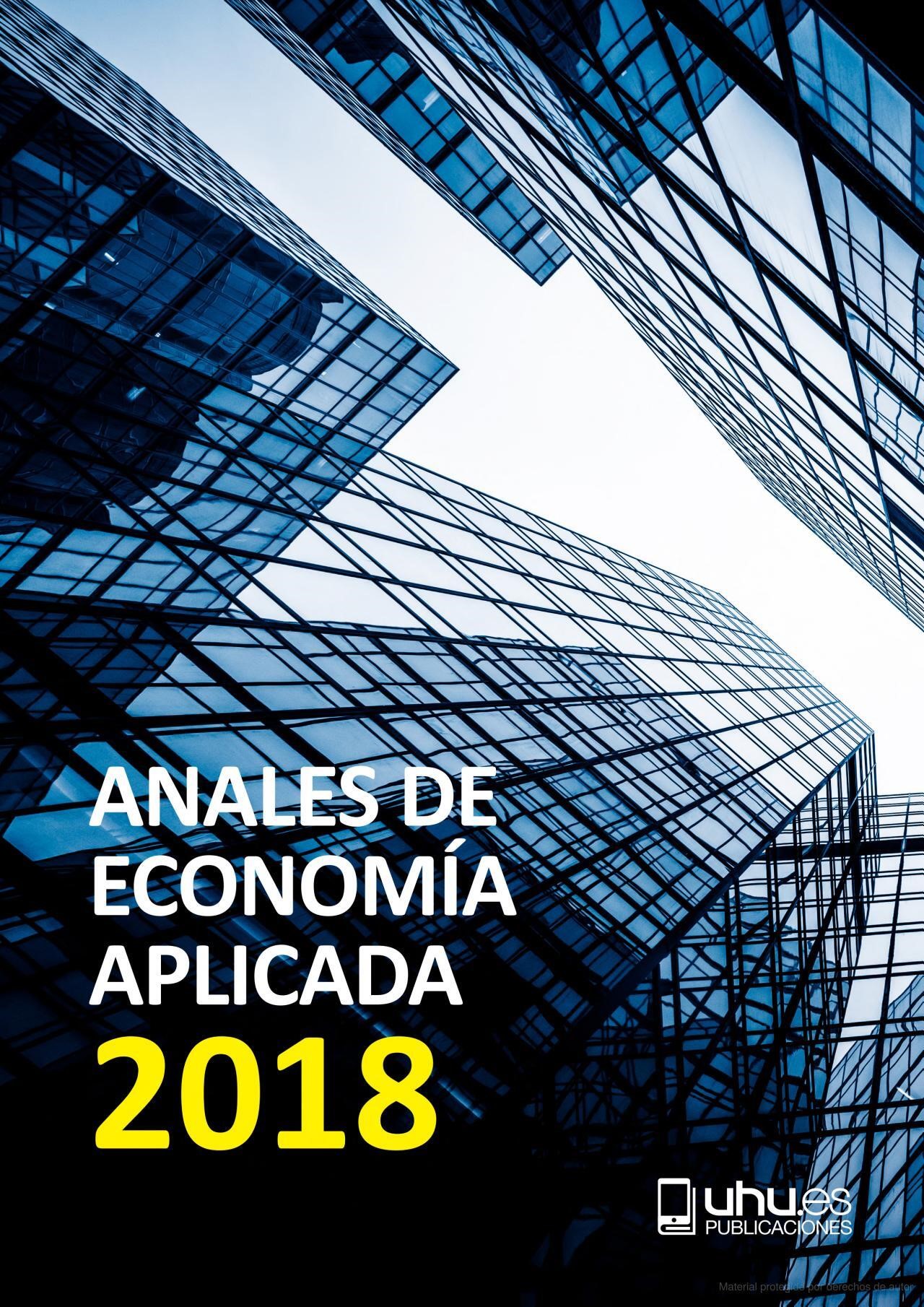 Imagen de portada del libro Anales de Economía Aplicada 2018
