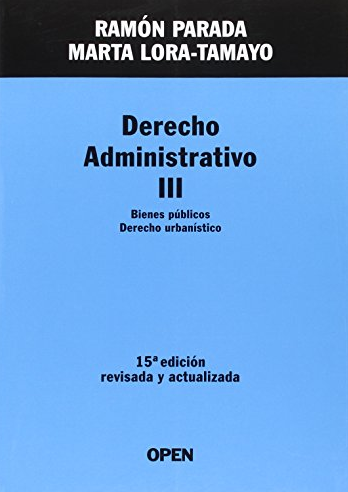 Imagen de portada del libro Derecho administrativo III