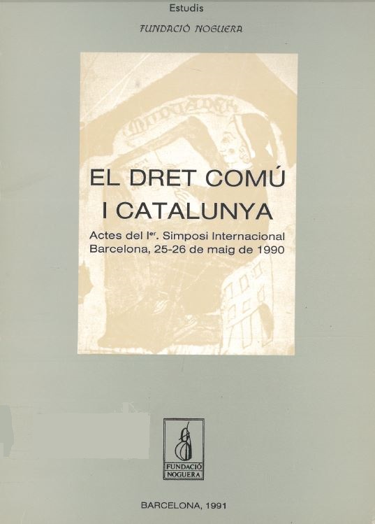Imagen de portada del libro El dret comú i Catalunya