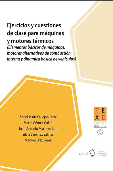 Imagen de portada del libro Ejercicios y cuestiones de clase para máquinas y motores térmicos