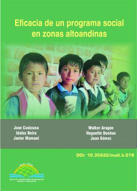 Imagen de portada del libro Eficacia de un programa social en zonas altoandinas