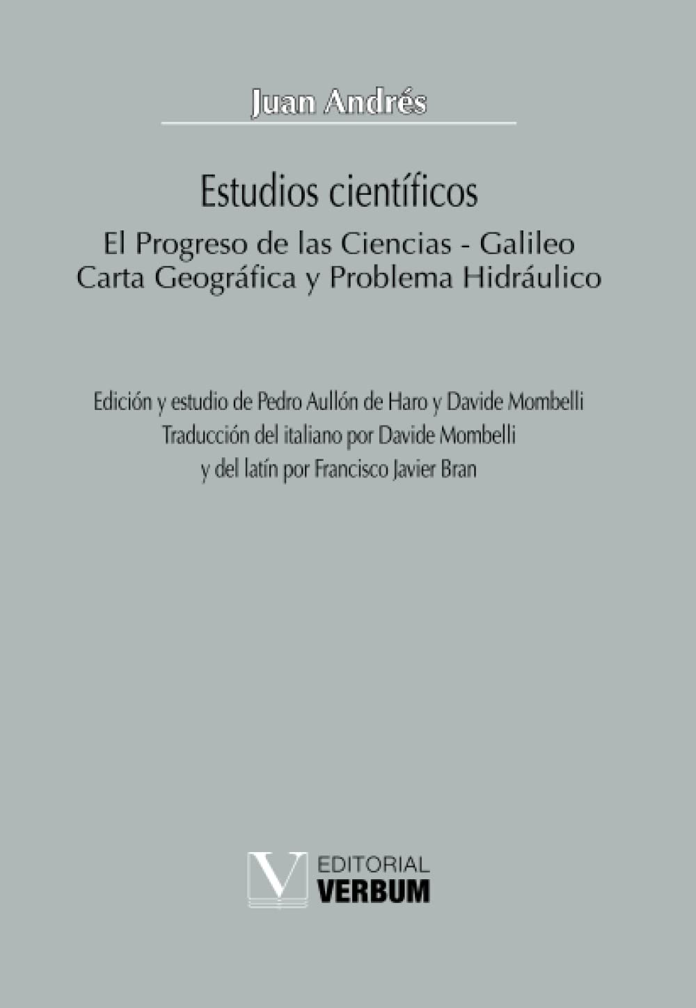 Imagen de portada del libro Estudios científicos