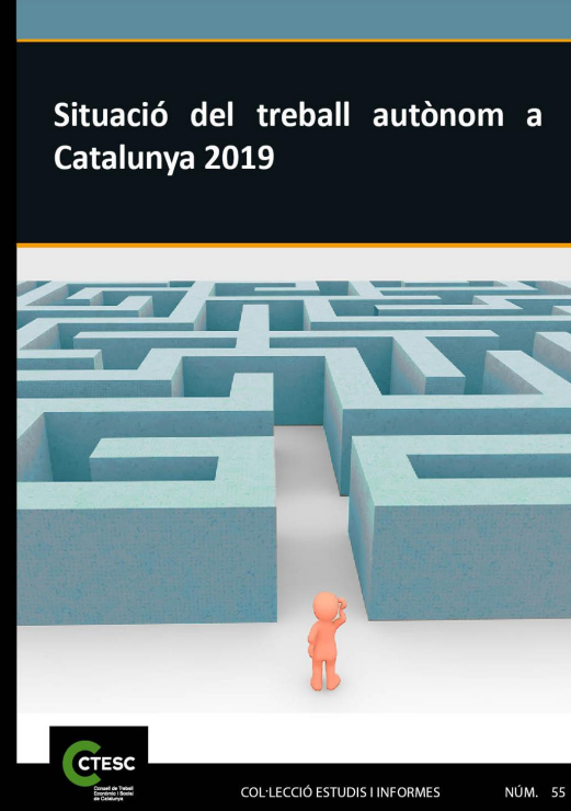 Imagen de portada del libro Situació del treball autònom a Catalunya 2019