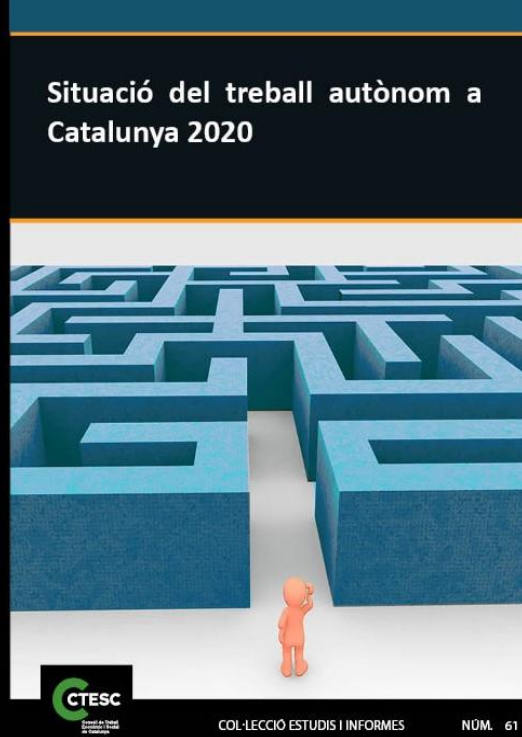 Imagen de portada del libro Situació del treball autònom a Catalunya 2020