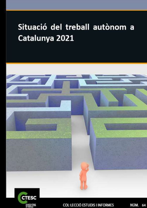 Imagen de portada del libro Situació del treball autònom a Catalunya 2021