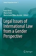Imagen de portada del libro Legal issues of international law from a gender perspective