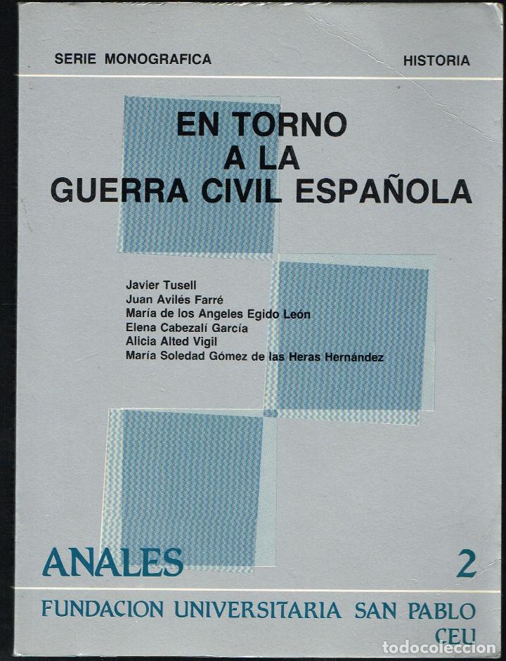 Imagen de portada del libro En torno a la guerra civil española