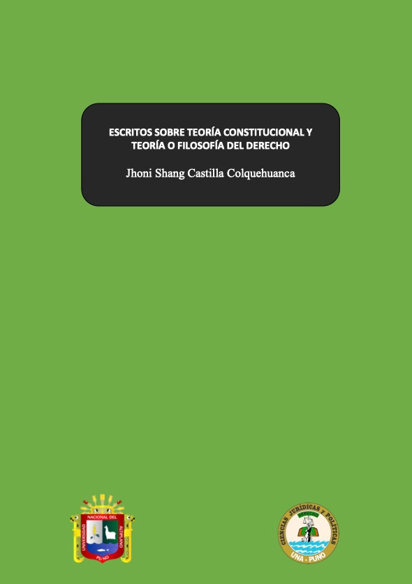 Imagen de portada del libro Escritos sobre teoría constitucional y teoría o filosofía del derecho