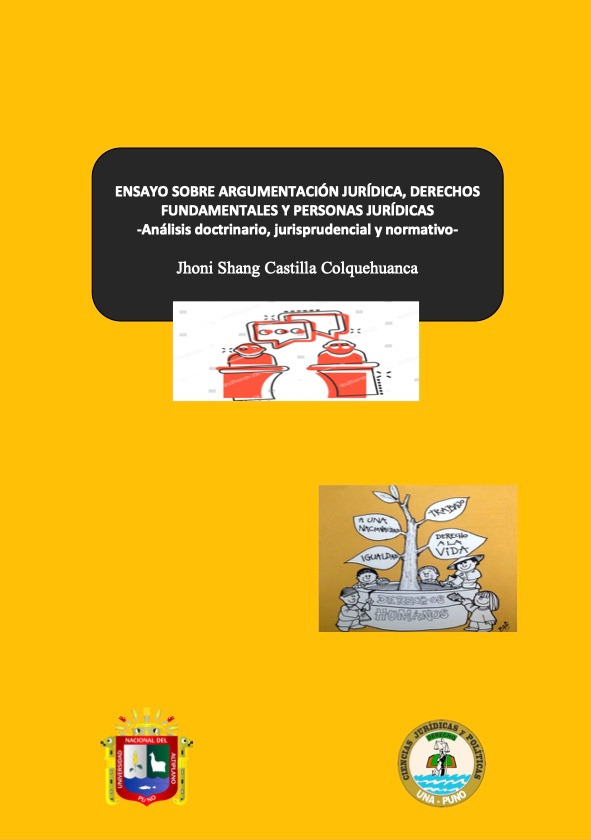 Imagen de portada del libro Ensayo sobre argumentación jurídica, derechos fundamentales y personas jurídicas -Análisis doctrinario, jurisprudencial y normativo-