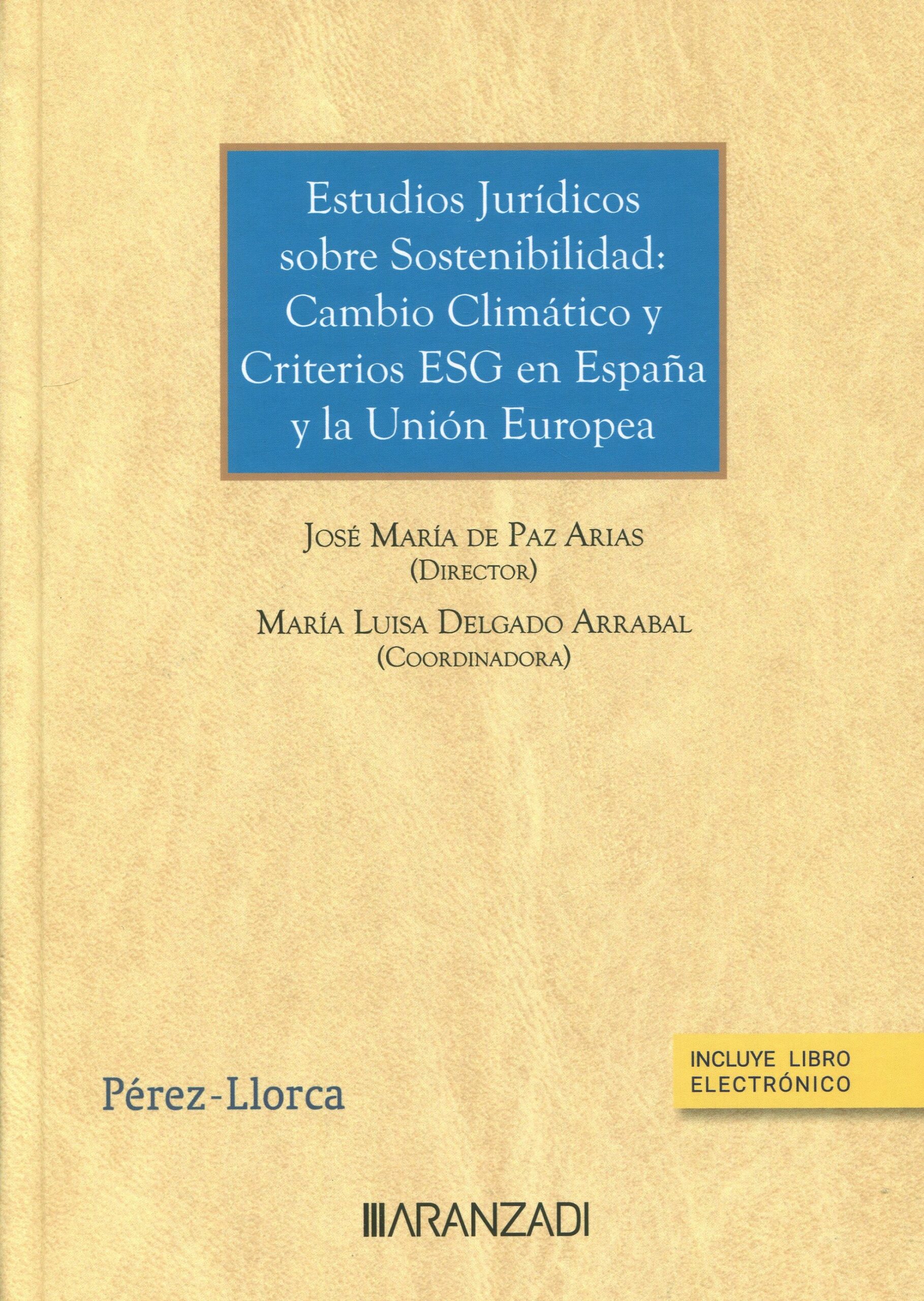 Imagen de portada del libro Estudios jurídicos sobre sostenibilidad