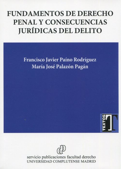 Imagen de portada del libro Fundamentos de Derecho Penal y consecuencias jurídicas del delito
