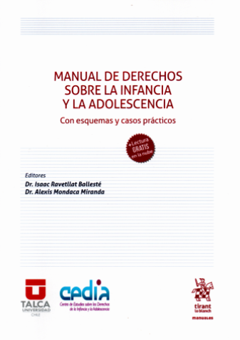 Imagen de portada del libro Manual de derechos sobre la infancia y la adolescencia