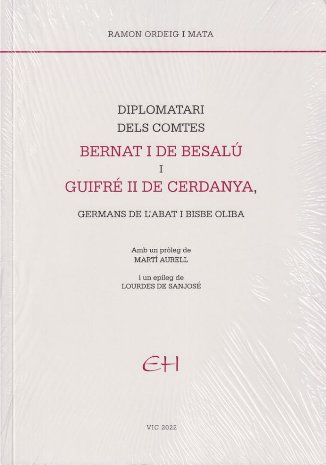 Imagen de portada del libro Diplomatari dels comtes Bernat I de Besalú i Guifré II de Cerdanya, germans de l'abat i bisbe Oliba