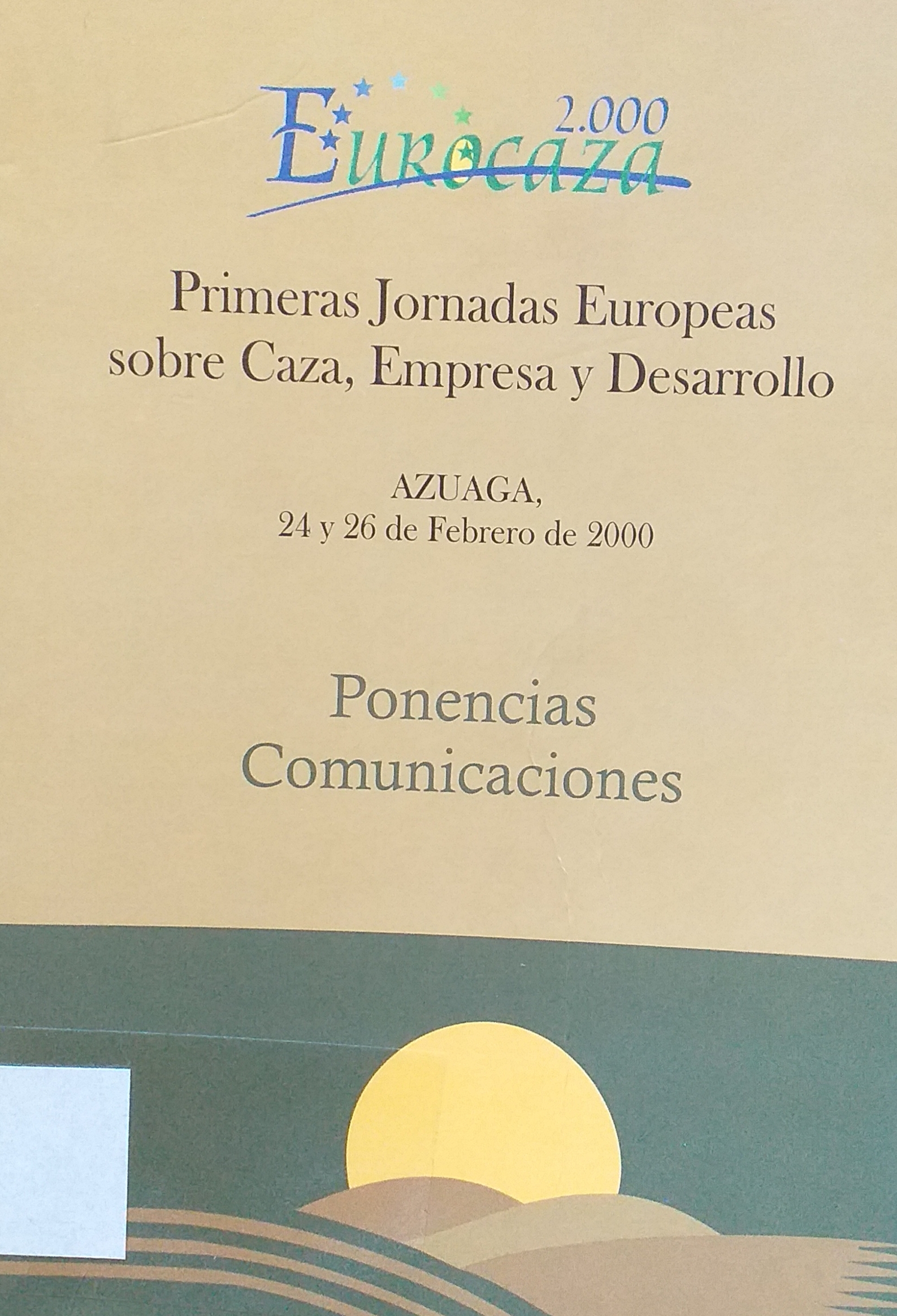 Imagen de portada del libro Eurocaza 2000