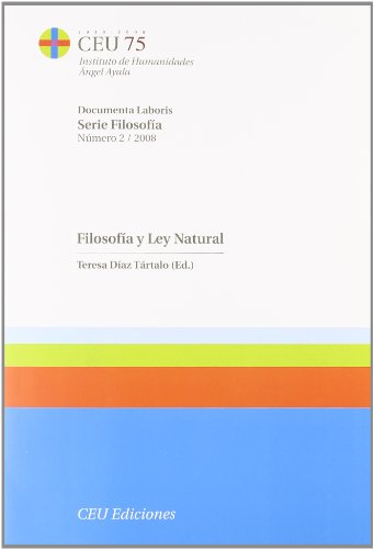Imagen de portada del libro Filosofía y ley natural