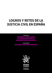 Imagen de portada del libro Logros y retos de la justicia civil en España