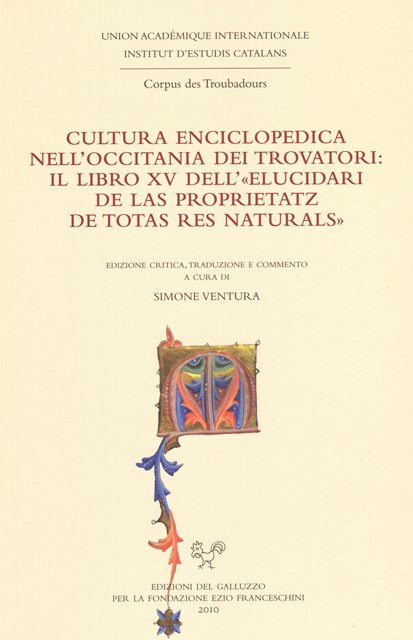 Imagen de portada del libro Cultura enciclopedica nell'Occitania dei trovatori