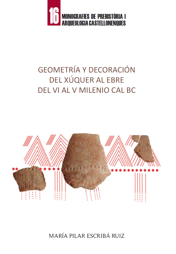 Imagen de portada del libro Geometría y decoración del Xúquer al Ebre del VI al V milenio CAL BC