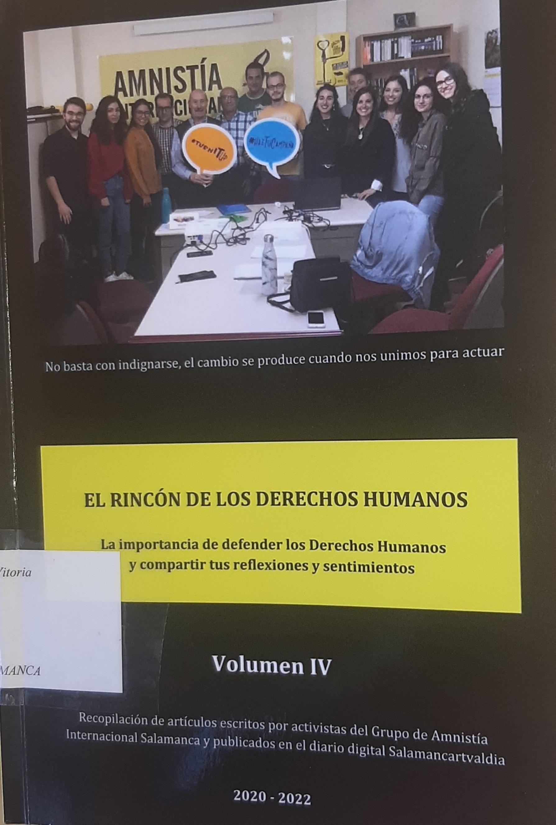 Imagen de portada del libro El rincón de los derechos humanos