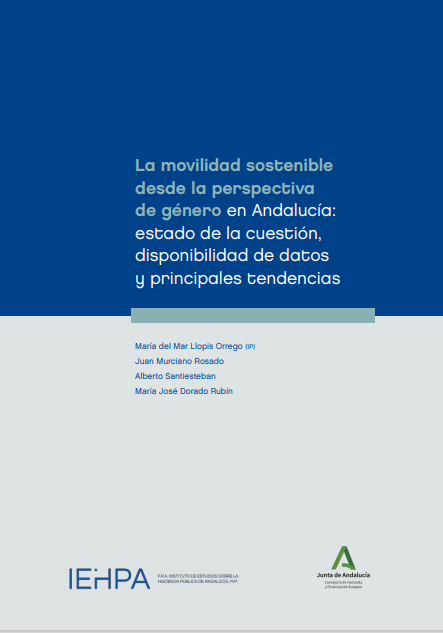 Imagen de portada del libro La movilidad sostenible desde la perspectiva de género en Andalucía