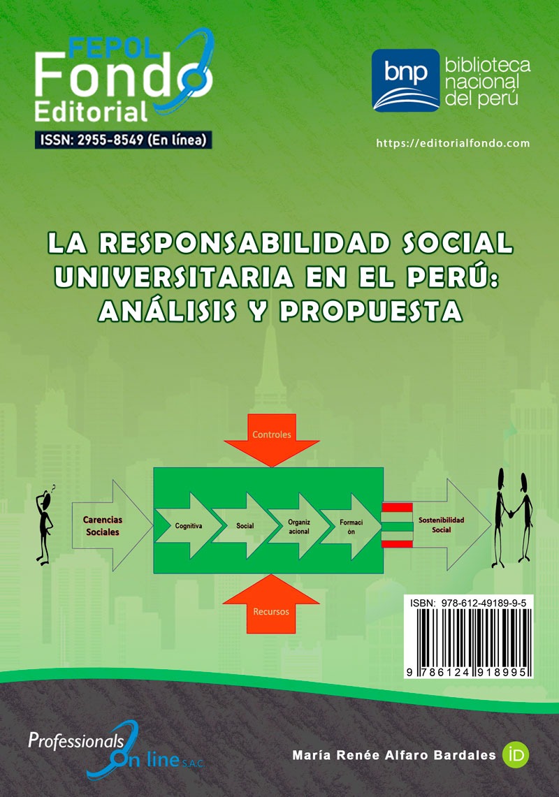 Imagen de portada del libro La responsabilidad social universitaria en el Perú