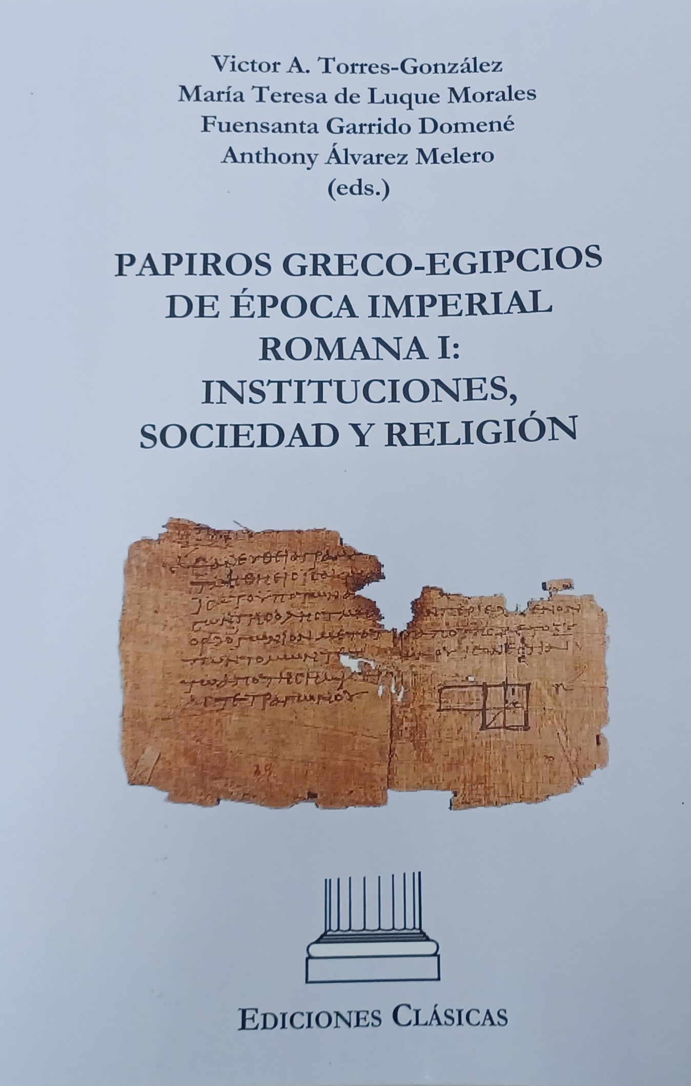 Imagen de portada del libro Papiros greco-egipcios de época imperial romana I