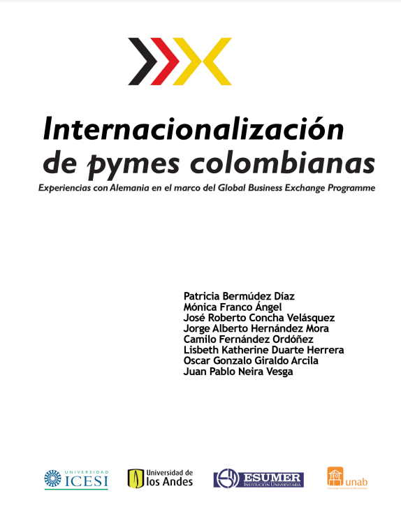 Imagen de portada del libro Internacionalización de pymes colombianas