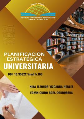 Imagen de portada del libro Planificación estratégica universitaria