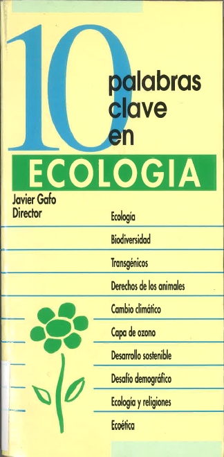 Imagen de portada del libro 10 palabras clave en ecología