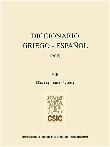 Imagen de portada del libro Diccionario griego-español