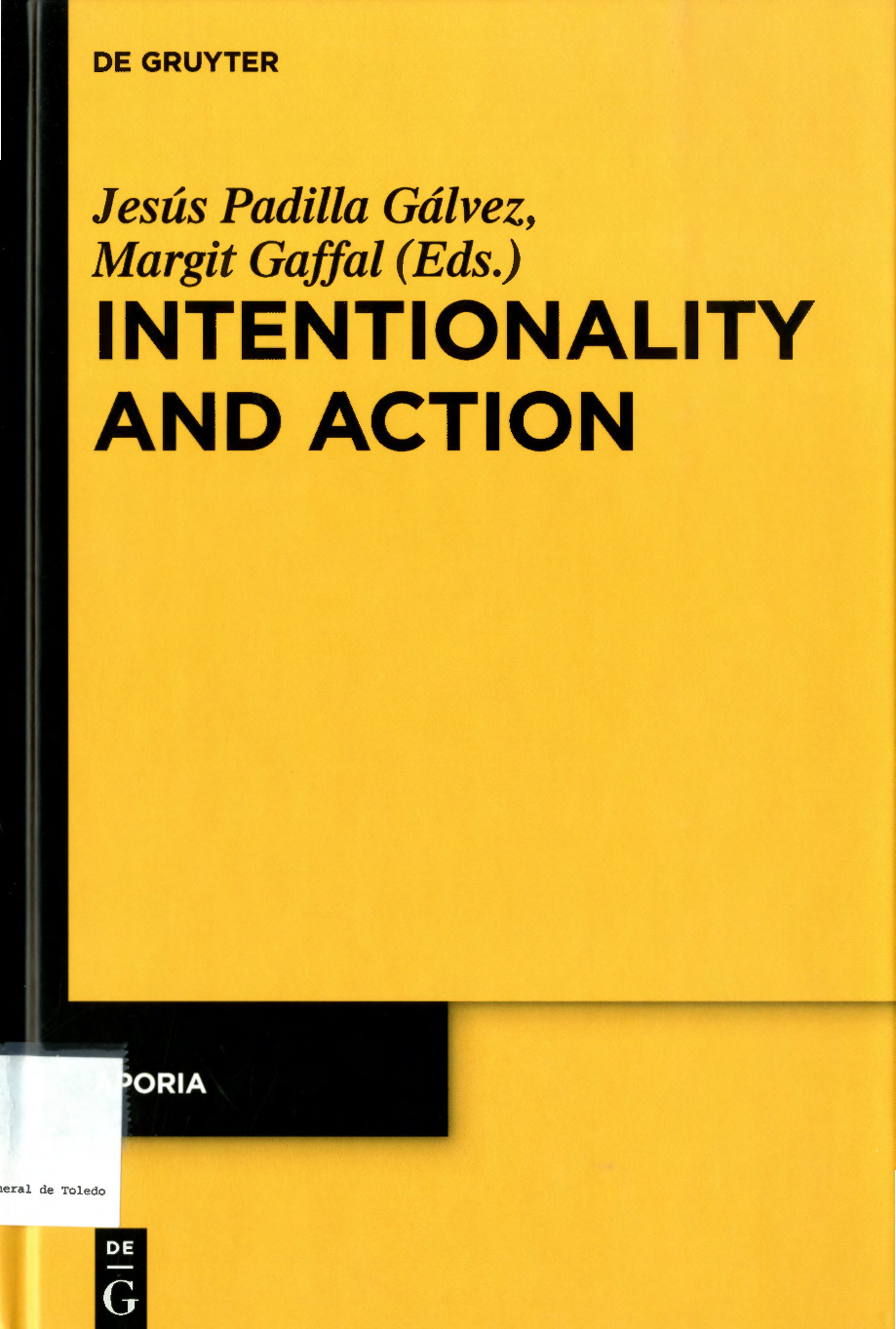 Imagen de portada del libro lntentionality and Action