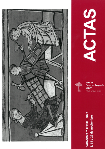 Imagen de portada del libro Actas de los trigésimos primeros Encuentros del Foro de Derecho Aragonés