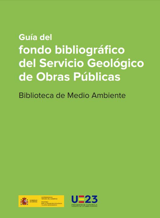 Imagen de portada del libro Guía del fondo bibliográfico del Servicio Geológico de Obras Públicas
