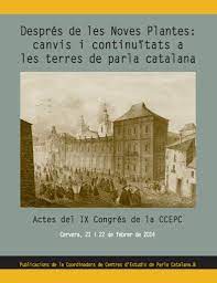Imagen de portada del libro Després de les Noves Plantes : canvis i continuïtats a les terres de parla catalana :
