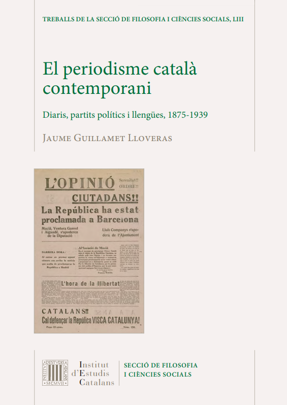 Imagen de portada del libro El periodisme català contemporani