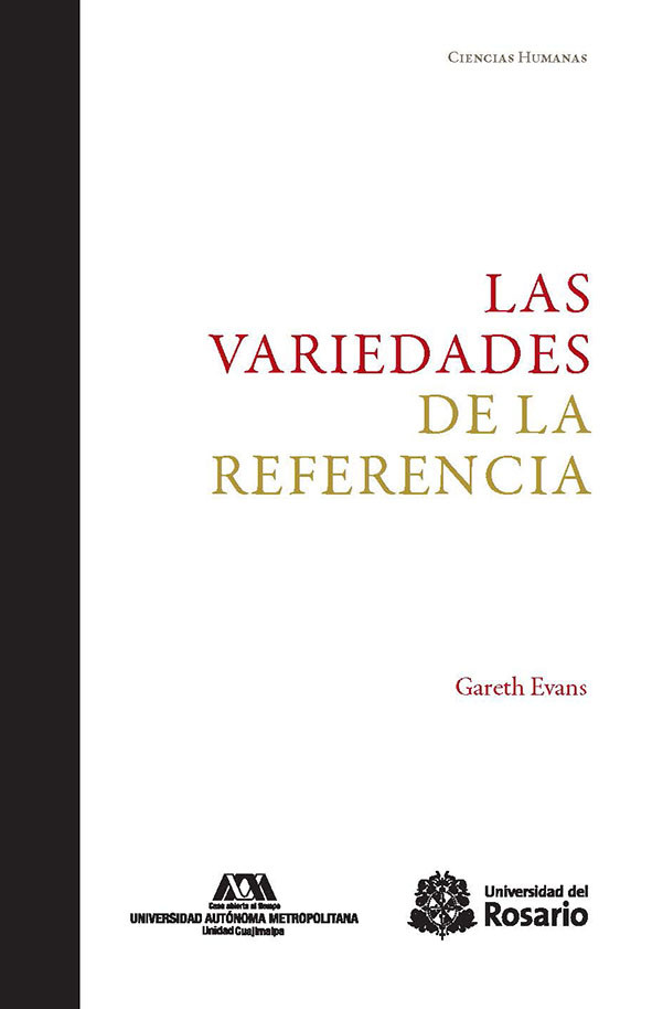 Imagen de portada del libro Las variedades de la referencia