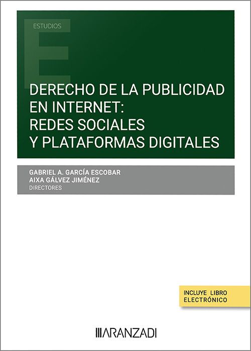 Imagen de portada del libro Derecho de la publicidad en Internet