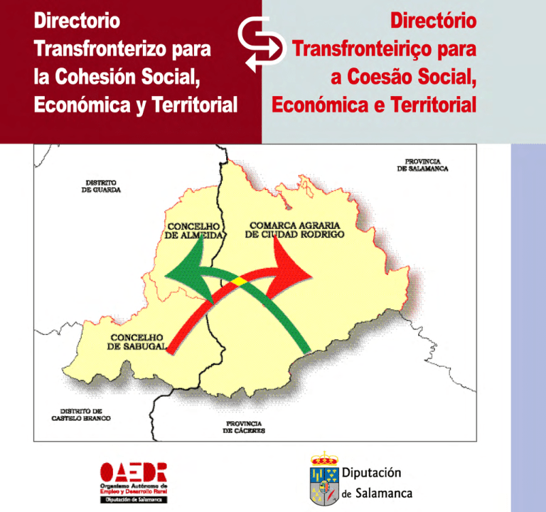 Imagen de portada del libro Directorio transfronterizo para la cohesión social, económica y territorial