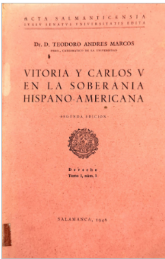 Imagen de portada del libro Vitoria y Carlos V en la soberanía hispano-americana