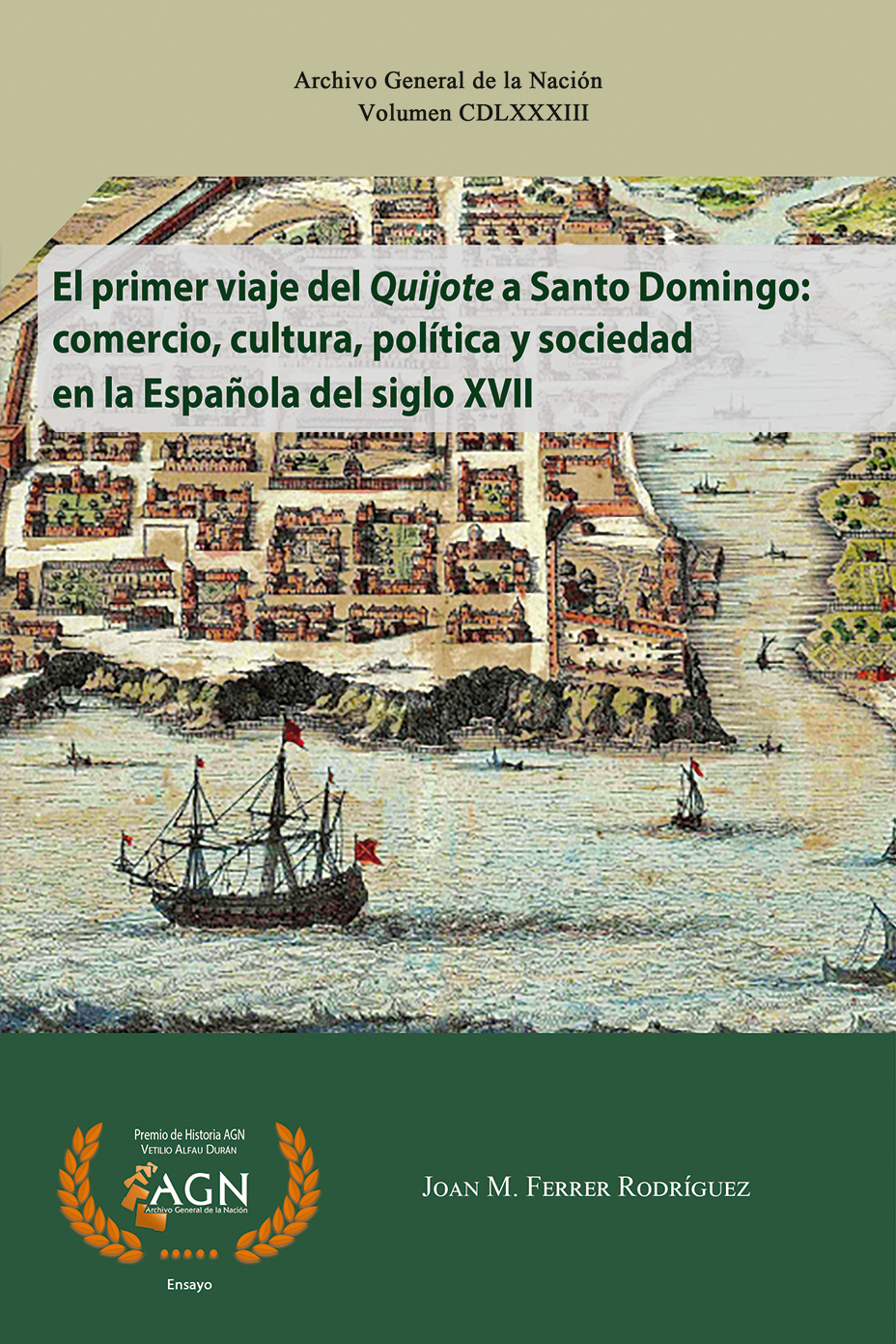 Imagen de portada del libro El primer viaje del Quijote a Santo Domingo