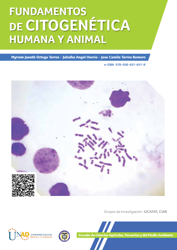 Imagen de portada del libro Fundamentos de citogenética humana y animal