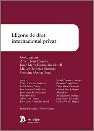 Imagen de portada del libro Lliçons de dret internacional privat
