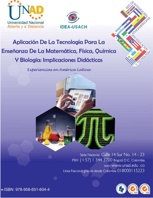 Imagen de portada del libro Aplicación de las Tecnologías para la enseñanza de la matemática, física, química y biología