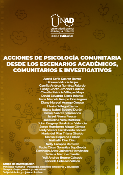 Imagen de portada del libro Acciones de Psicología Comunitaria desde los escenarios académicos, comunitarios e investigativos