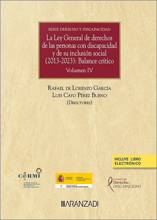 Imagen de portada del libro La Ley General de Derechos de las Personas con Discapacidad y de su Inclusión Social (2013-2023)