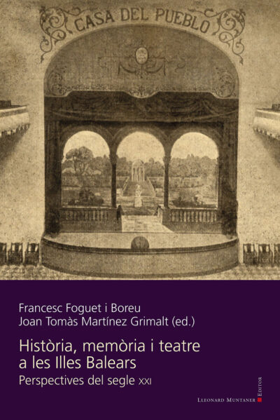 Imagen de portada del libro Història, memòria i teatre a les Illes Balears
